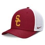USC Trojans Nike Cardinal SC Interlock Rise Structured Snapback Trucker Hat